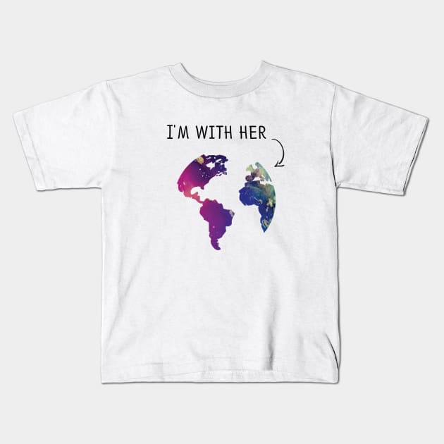 I'm With Her Kids T-Shirt by Epic_Coalition